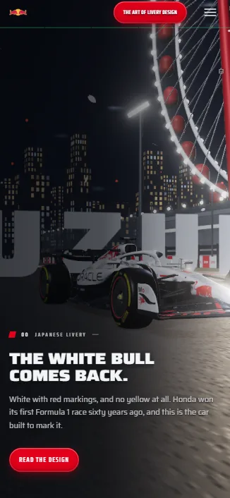The opening chapter on a phone, the scene reframed above the headline